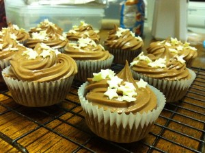 Chocolate Cupcakes With Nutella Frosting 4