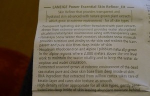 Laneige Power Essential Skin Refiner Review 4