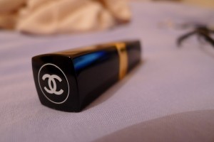 Chanel Rouge Coco Shine Lipstick in Rivage Review 1