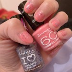 NOTD Rimmel Rose Libertine and Disco Ball 2