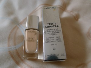 Lancome Teint Miracle Foundation Review 3
