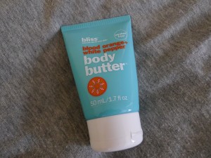 Bliss Blood Orange White Pepper Body Butter Review 1