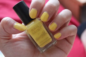 Barry M Lemon Ice Cream Nail Polish Review 1