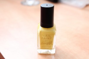 Barry M Lemon Ice Cream Nail Polish Review 2