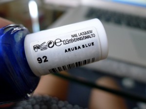 Nail Of The Day Essie Aruba Blue Nail Polish Review 3
